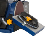 Disc sander with mitre gauge