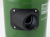 Dust Collector Cyclonic Inlet draws waste away from filters and motors