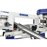 Close up of horizontal bandsaw