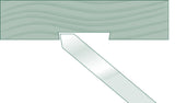 1/2" Dovetail Scraper (with 12" Handle) - Lathe Tools