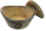 Bowl with lid cut with the little ripper wood circle cutter