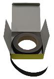 sandpaper roll - shop roll 1 inch