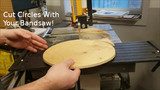 Simple Circle Cutter with plywood circle