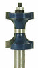Double Roundovers with Center Bearing Guide Bearings - Router Bits
