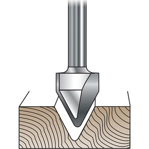Sign Making Lettering V-Groove Bits - Router Bits