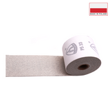 Rouleau de papier de verre de 3" de large (Flatmaster/V-Drum) avec revêtement en stéarate et crochets