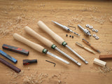 Record Power Small Project Turning Tools and Mandrel Saver Pen turning set