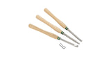 ProComfort 3-Piece Carbide Turning Tool Set