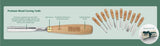 12pc Wood Carving Set - Record Power Comprehensive Collection