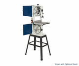 rikon bandsaw with both top and bottom doors open