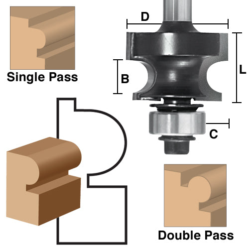 ⭐︎Bead⭐︎ Corner/Edge Beading Router Bits - Stockroom Supply Tools