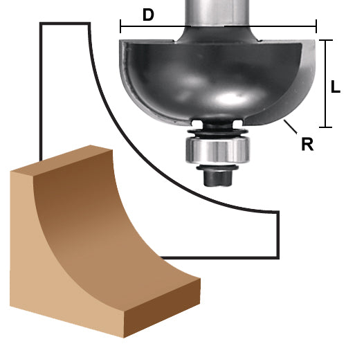 Large cove router bits sales
