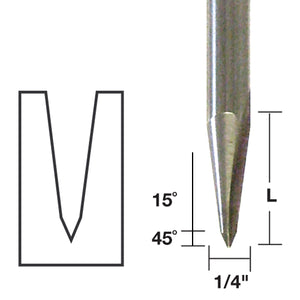 Signmaking / Veining Router Bits