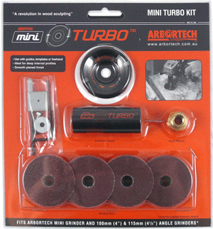 Kit de mini-lames turbo Arbortech